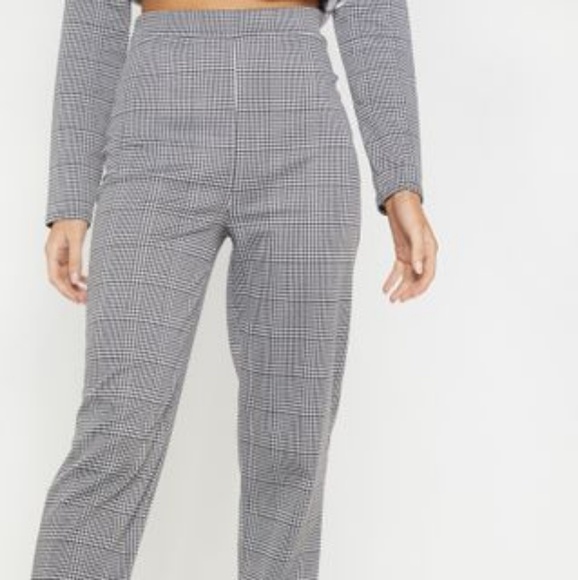 checkered pants women